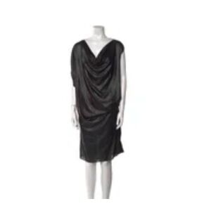 Maison Martin Margiela Black Asymmetrical Dress